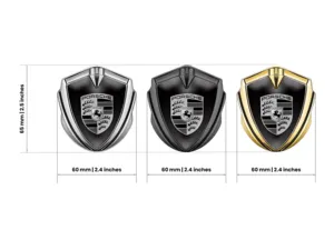 Porsche Insignias de Coche Personalizable Fuerza Diseño Metal